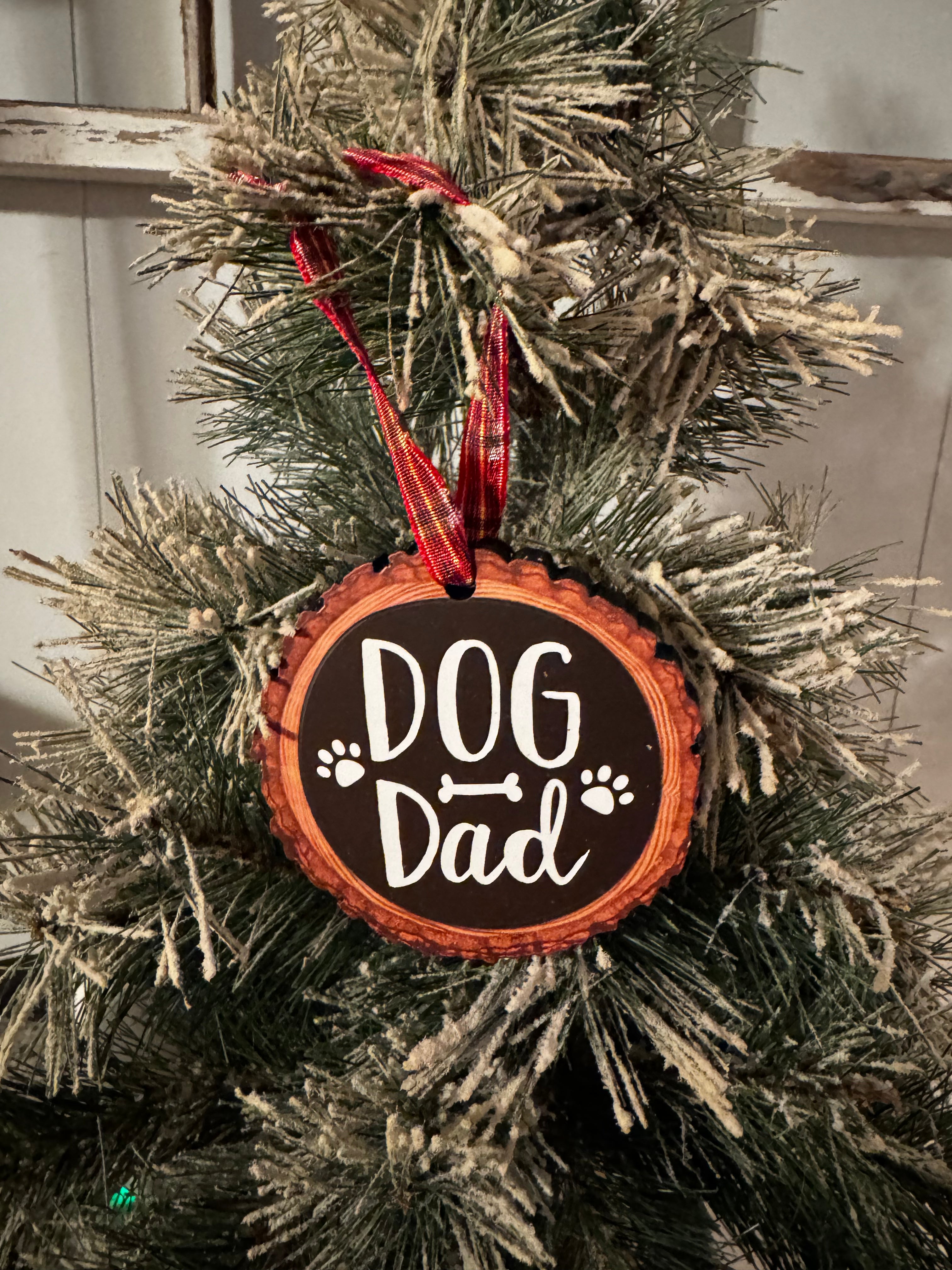 Dog Dad Ornament