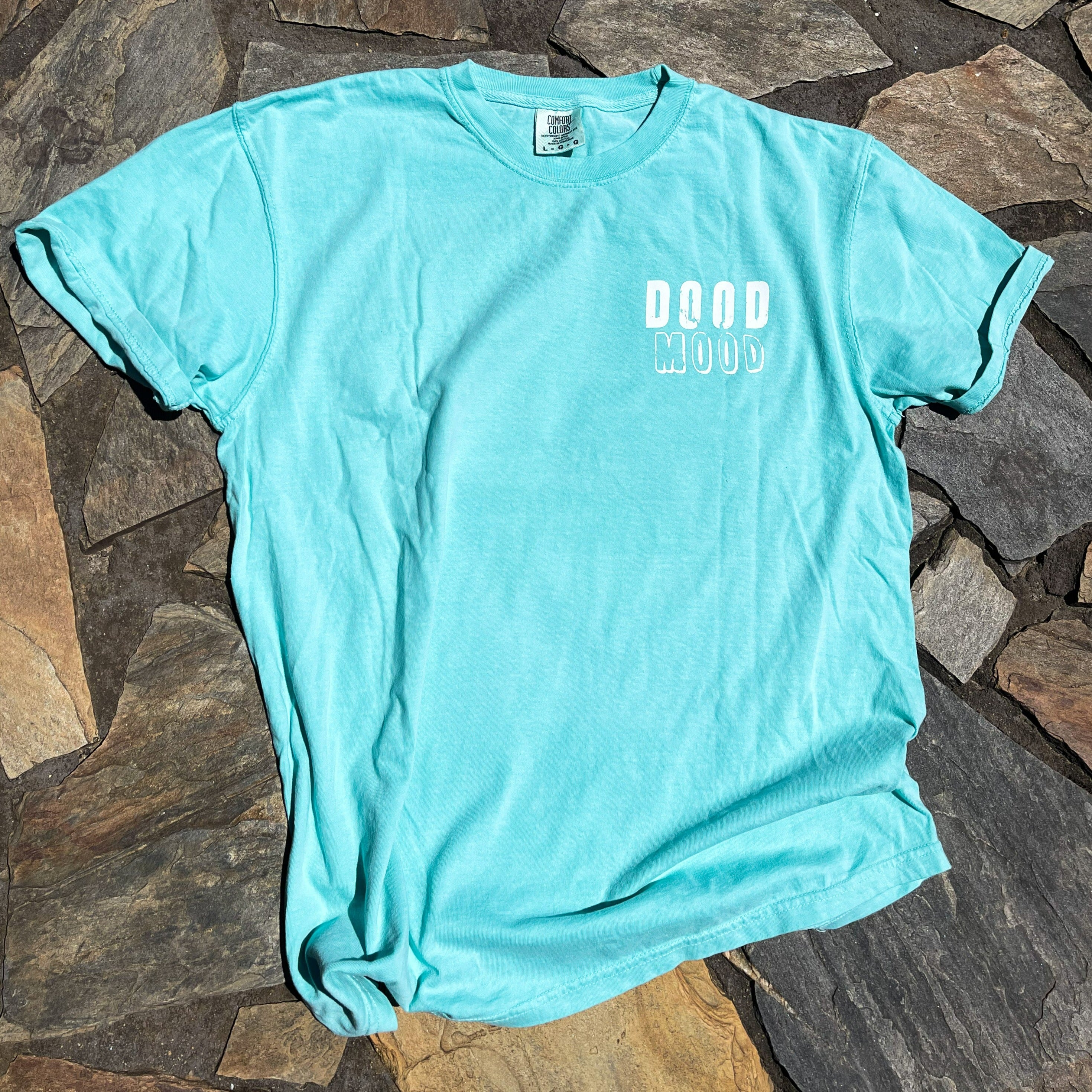 Beach Dood T Shirt - Chalky Mint