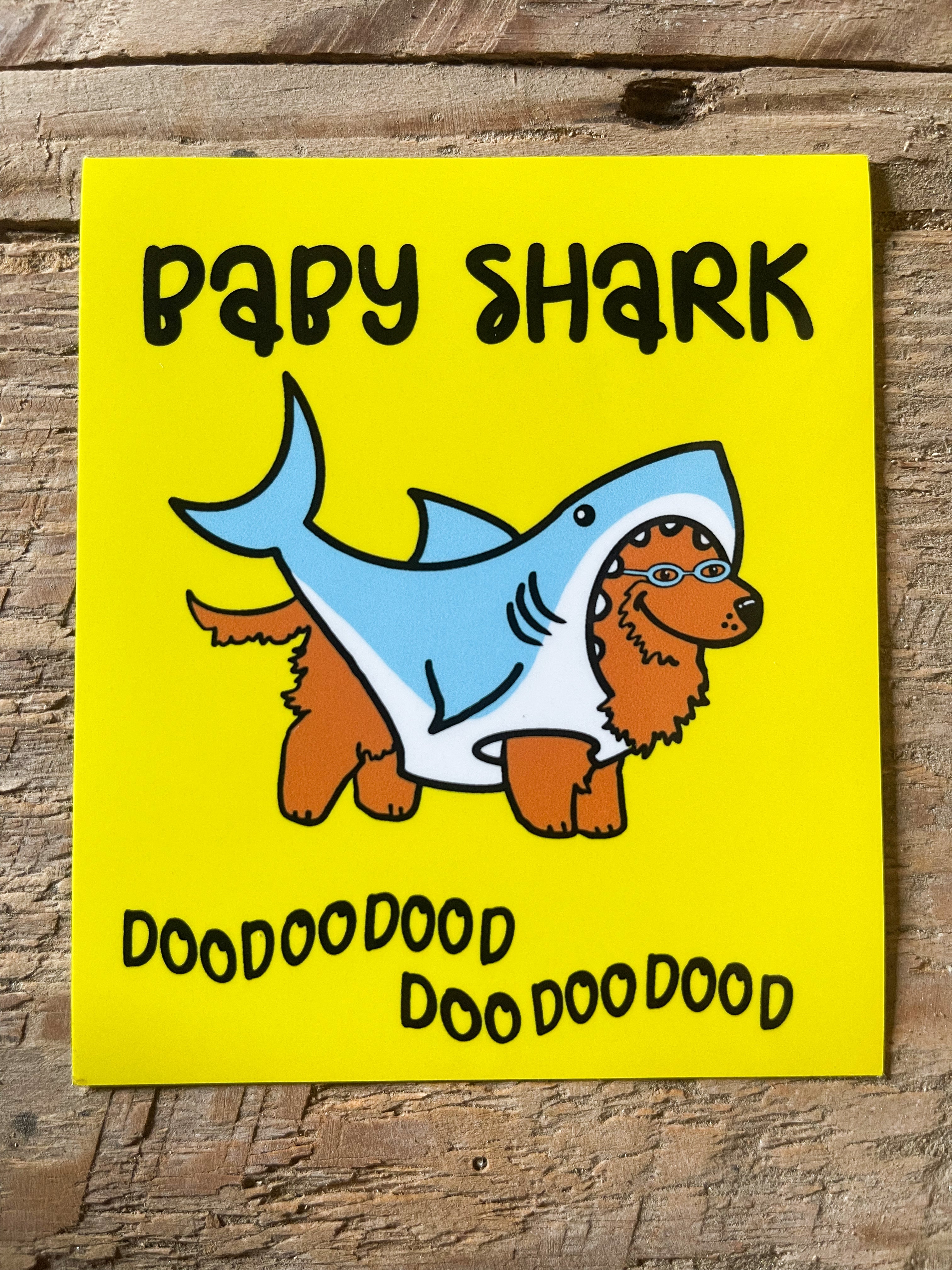 Baby Shark Dood Dood Sticker