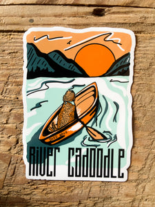 River Cadoodle Sticker