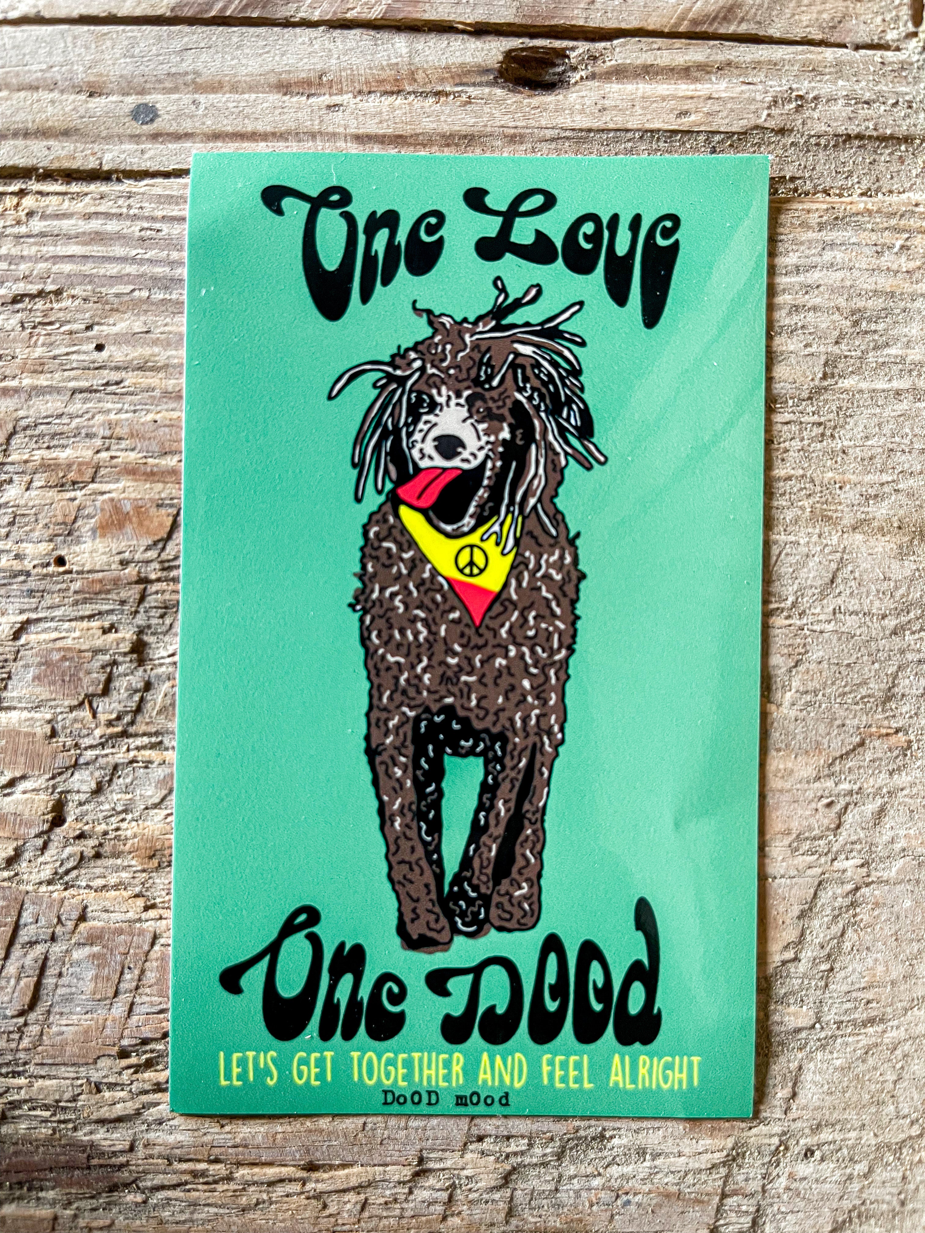 One Love One Dood Sticker