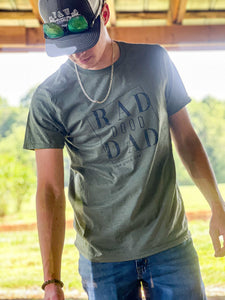 Rad DOOD Dad T Shirt - Olive