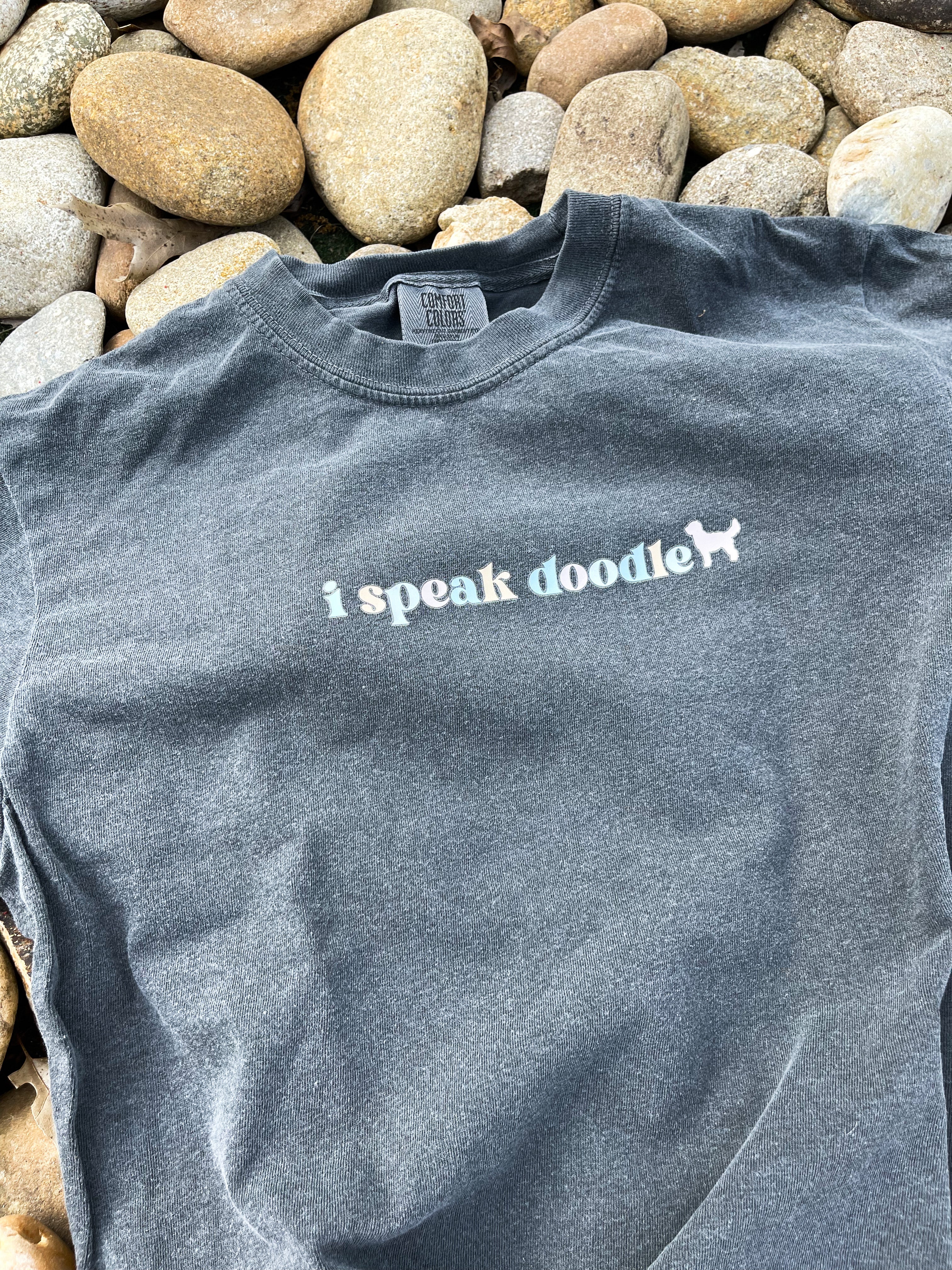 "i speak doodle" T Shirt - Pepper