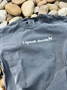 "i speak doodle" T Shirt - Pepper