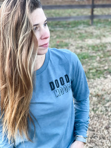 Mountain Dood Long Sleeve T Shirt - Heather Slate